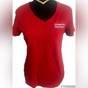 🔥RED VERIZON TSHIRT🔥SIZE MEDIUM 🔥USED